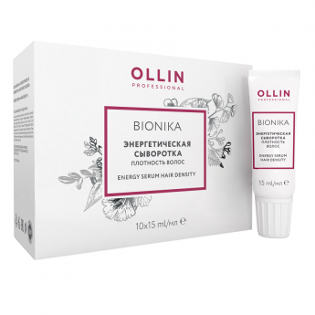Ollin Professional BioNika Energy Serum Hair Density 10 шт * 15 мл Энергетическая сыворотка "Плотность волос"