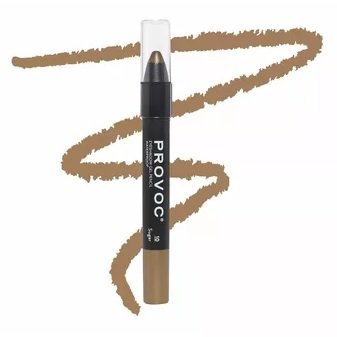 Provoc Eyeshadow Gel Pencil Waterproof 10 Sugar Тени-карандаш водостойкие  (оливковый шиммер)