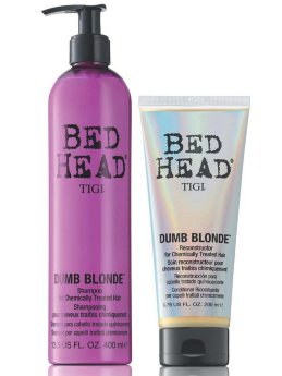 TIGI Bed Head Dumb Blonde Hair Pack (Набор из 2-х предметов) Шампунь и кондиционер для блондинок