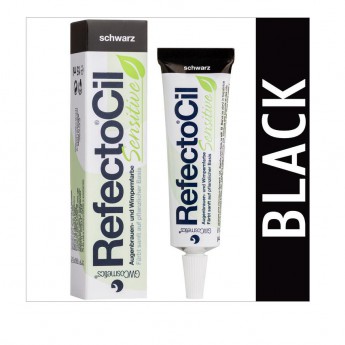 RefectoCil Sensetive Black  Краска для бровей и ресниц для чувствительных глаз и кожи (Чёрный)