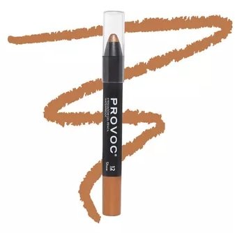 Provoc Eyeshadow Gel Pencil Waterproof 12 Show Тени-карандаш водостойкие  (медный шиммер)