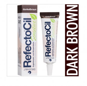 RefectoCil Sensetive Dark Brown  Краска для бровей и ресниц для чувствительных глаз и кожи (Тёмно-коричневый)