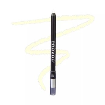 Provoc Semi-Permanent Gel Eye Liner Waterproof 61 Водостойкая гелевая подводка-карандаш для глаз (белый)