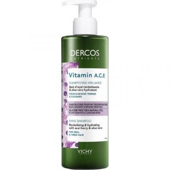 Vichy Dercos Nutrients Vitamin Shine Shampoo 250 мл Шампунь для блеска волос