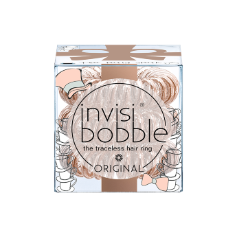 Invisibobble ORIGINAL Tea Party Spark Резинка-браслет для волос (сияющий бронзовый)