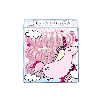Invisibobble ORIGINAL Unicorn Elly Резинка-браслет для волос (розовое серебро)