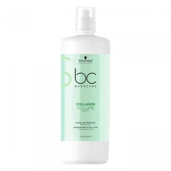 Schwarzkopf Professional BC Collagen Volume Boost Micellar Shampoo 1000 мл Коллагеновый мицеллярный шампунь пышный объем 