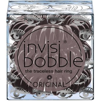 Invisibobble ORIGINAL Luscious Lashes Резинка-браслет для волос (черный металлик)