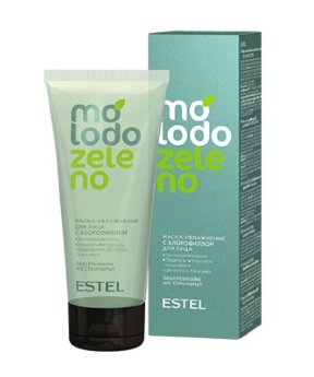 Estel Professional Molodo Zeleno Face Mask 100 мл Маска-увлажнение с хлорофиллом для лица