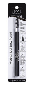 Ardell Pro Brow Mechanical Pencil Soft Black Карандаш механический влагостойкий для бровей, с треугольным грифелем (светло-черный)