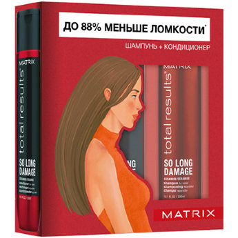 Matrix Total Results So Long Damage Set Набор для восстановления ослабленных волос (шампунь + кондиционер)