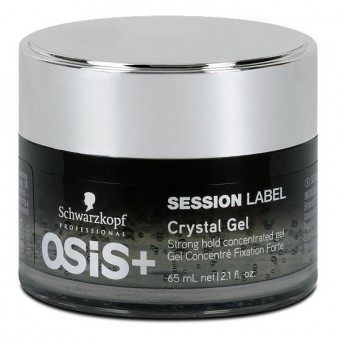Schwarzkopf Professional OSiS+ Session Label Crystal Gel 65 мл Кристальный гель для укладки с экстра-фиксацией