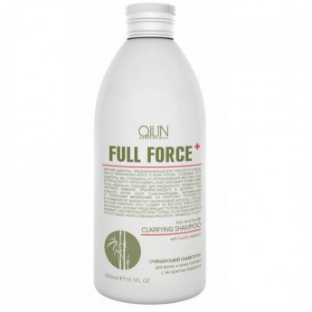 Ollin Professional Full Force Hair&amp;Scalp Purifying Shampoo With Bamboo Extract 300 мл Очищающий шампунь для волос и кожи головы с бамбуком