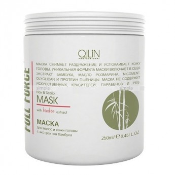 Ollin Professional Full Force Hair&amp;Scalp Mask With Bamboo Extract 250 мл Маска для волос и кожи головы с бамбуком