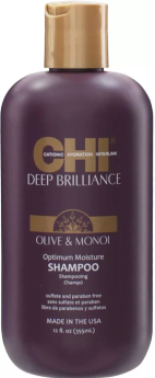 CHI Deep Brilliance Olive &amp; Monoi Optimum Moisture Shampoo Увлажняющий шампунь