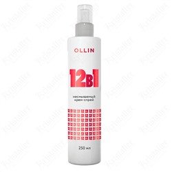Ollin Professional Leave-in Cream Spray 12 в 1 250 мл Многофункциональный несмываемый крем-спрей 