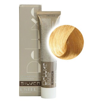 Estel Professional De Luxe Silver Color Cream 8/36 Стойкая крем-краска для волос для закрашивания седины (Светло-русый золотисто-фиолетовый)