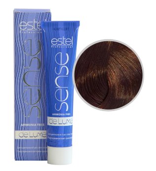 Estel Professional De Luxe Sense Color Cream SE5/5 Краска для волос без аммиака (светлый шатен красный)