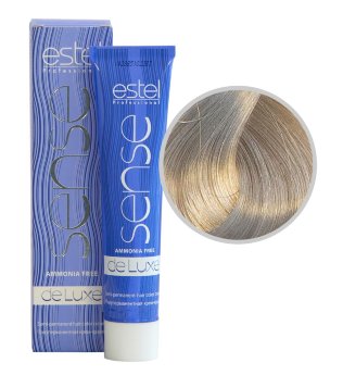 Estel Professional De Luxe Sense Color Cream SE9/1 Краска для волос без аммиака (блондин пепельный)