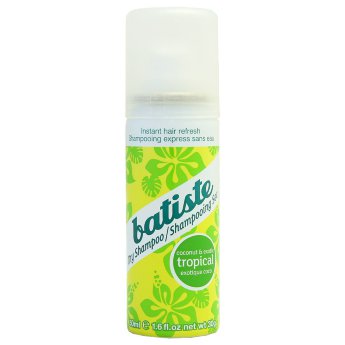 Batiste Dry Shampoo Tropical 50 мл Сухой шампунь с ароматом кокоса и экзотического тепла карибских островов
