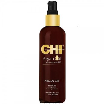CHI Argan Oil Plus Moringa Oil 89 мл Восстанавливающее масло для волос на основе масла Аргана и экстракта дерева Маринга