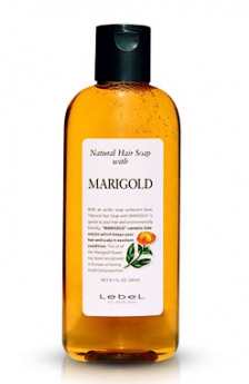 Lebel Hair Soap with Marigold 240 мл Шампунь "Календула" для жирной кожи головы с экстрактом календулы