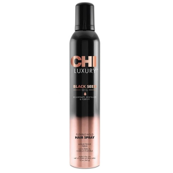 CHI Luxury Black Seed Oil Flexible Hold Hair Spray 340 мл Лак для волос подвижной фиксации с маслом семян черного тмина
