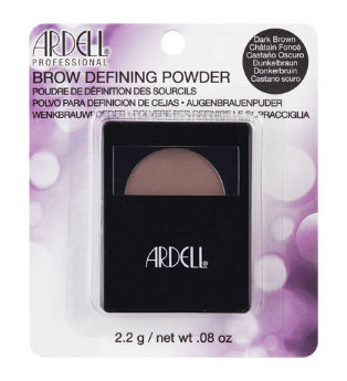 Ardell Brow Defining Powder With Mirrow Dark Brown Пудра для бровей с кистью и зеркалом, оттенок – Тёмно-коричневый.