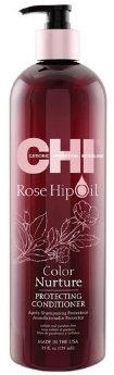 CHI Rose Hip Oil Protecting Conditioner 739 мл Кондиционер для окрашенных волос с маслом лепестков роз и кератином