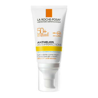 La Roche-Posay Anthelios Anti-Imperfections Corrective Gel-Cream SPF 50+ Солнцезащитный гель-крем для лица SPF 50+ для жирной, проблемной и склонной к акне кожи
