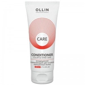 Ollin Professional Care Color &amp; Shine Save Conditioner 200 мл Кондиционер, сохраняющий цвет и блеск окрашенных волос