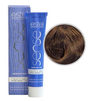 Estel Professional De Luxe Sense Color Cream SE6/75 Краска для волос без аммиака (темно-русый коричнево-красный)