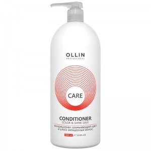 Ollin Professional Care Color &amp; Shine Save Conditioner 1000 мл Кондиционер, сохраняющий цвет и блеск окрашенных волос