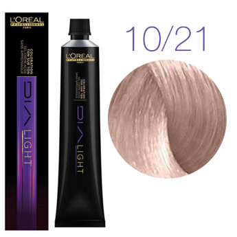 L&#039;Oreal Professionnel Dia Light 10.21 50 мл Краска для чувствительных волос (перламутровый сорбет)