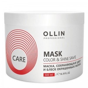 Ollin Professional Care Color &amp; Shine Save Mask 500 мл Маска, сохраняющая цвет и блеск окрашенных волос 
