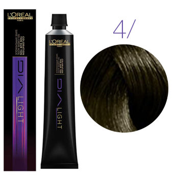 L&#039;Oreal Professionnel Dia Light 4 50 мл Краска для чувствительных волос (Шатен)