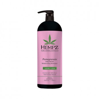 Hempz Hair Care Daily Herbal Moisturizing Pomegranate Shampoo 1000 мл Шампунь растительный Гранат легкой степени увлажнения