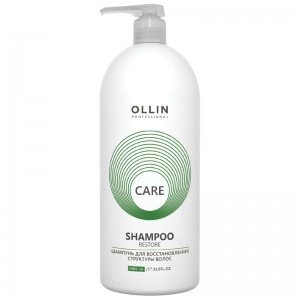 Ollin Professional Care Restore Shampoo 1000 мл Шампунь для восстановления структуры волос