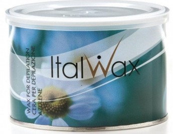 ItalWax Wax For Depilation Azulene 400 мл Прозрачный воск для депиляции тонких, светлых волос. Содержит вытяжку из ромашки аптечной, обладает антисептическими свойствами. Хорошо виден на коже (Азулен)