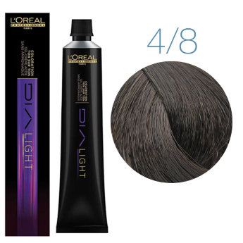 L&#039;Oreal Professionnel Dia Light 4.8 50 мл Краска для чувствительных волос (Шатен мокка)