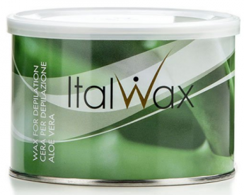 ItalWax Wax For Depilation Aloe Vera 400 мл Прозрачный воск для депиляции. Содержит экстракт алоэ вера, оказывает увлажняющее действие. Хорошо виден на коже (Алое)